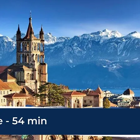 Apartment Homey - Studio Gardenia Chaleureux - Hyper Centre - Aux Portes De Geneve *