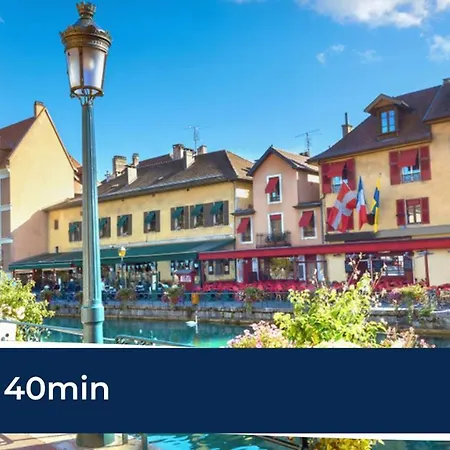 Apartment Homey - Studio Gardenia Chaleureux - Hyper Centre - Aux Portes De Geneve *